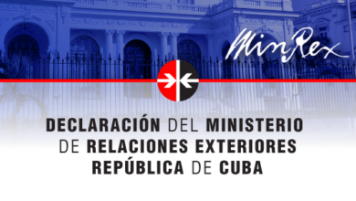 Declaración del Minrex: EEUU continúa protegiendo a terrorista