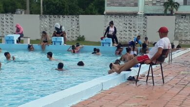 apertura piscina sandino día de los niños