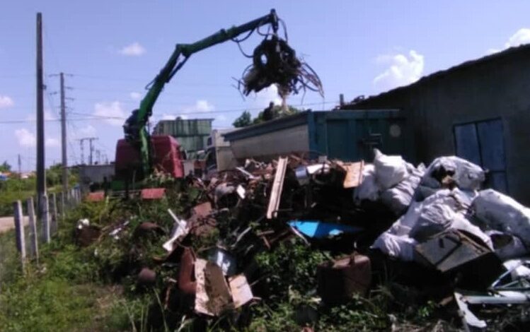 acero desde la UEB Materias Primas de Sandino