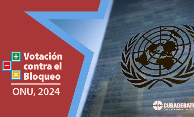 ONU sesión sobre el bloqueo a Cuba
