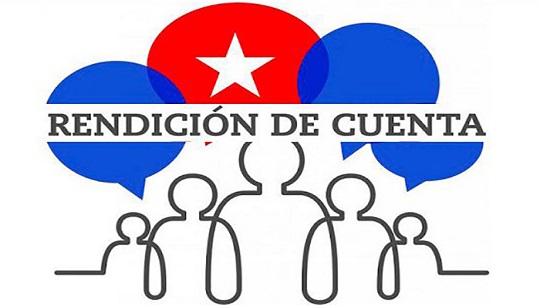 proceso de rendición de cuenta en Sandino