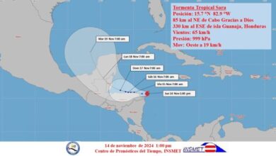 tormenta tropical sara