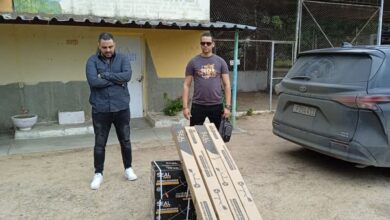 Comunales donación de máquinas de chapear Milton Docampo Pérez