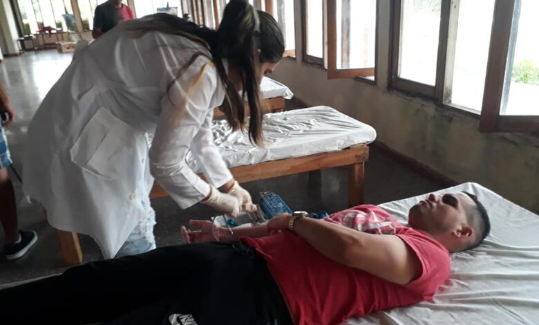 donación de sangre sandino