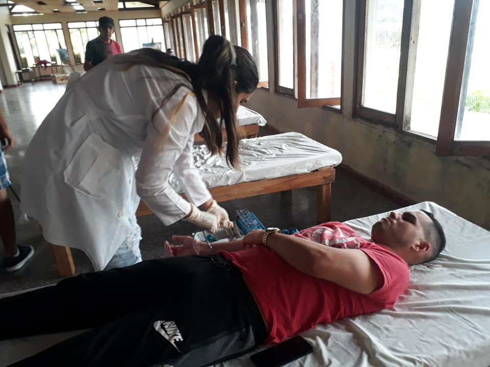 donación de sangre sandino
