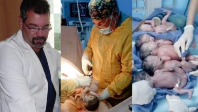 Alexis Ferrer Carmona parto quintillizos argelia