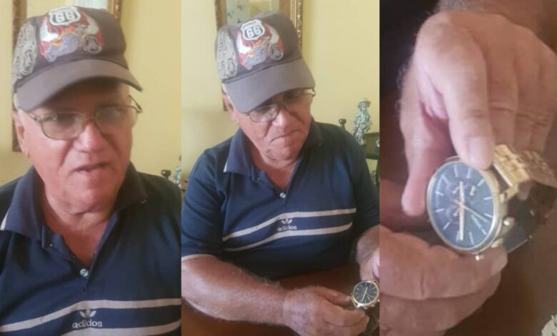 El Nene Luis Alberto Márquez relojero