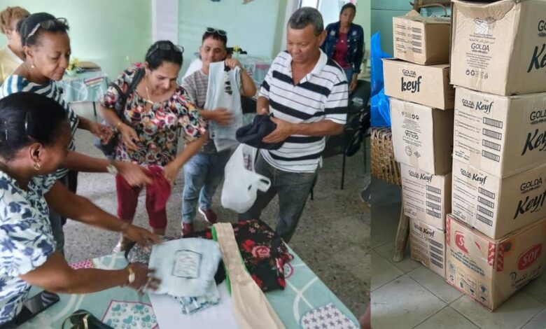 Sandino envía valija solidaria al Oriente cubano