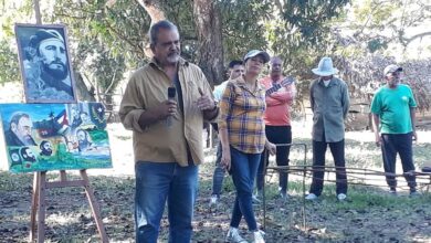 Rinden homenaje a Fidel en Finca Ciego Corojo