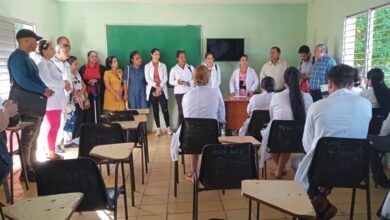 reciben graduados demedicina policlínico Ernesto Guevara sandino