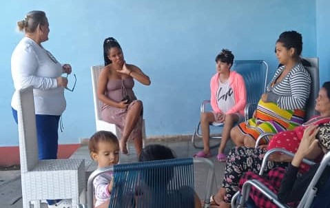jornada educativa sobre lactancia materna en el Hogar Materno Managua