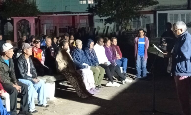 barrio debate antiimperialista contra el bloqueo