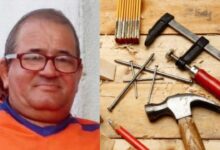 Carlos Pérez, en el Día del Carpintero