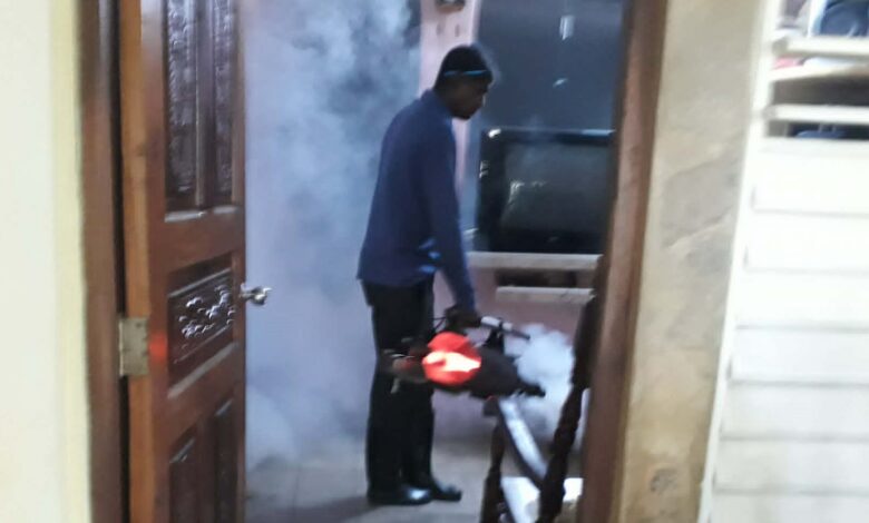 Fumigan viviendas en Sandino contra el Aedes Aegypti